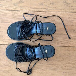 Zara Lace-up Heels